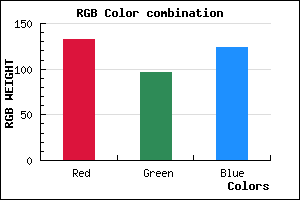 rgb background color #84607C mixer