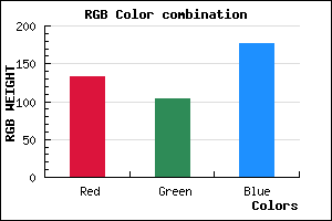 rgb background color #8567B1 mixer