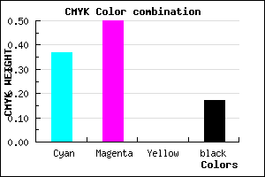 #856AD4 color CMYK mixer
