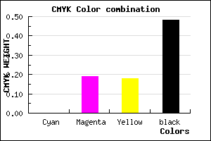 #856C6D color CMYK mixer