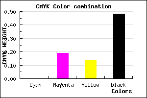 #856C73 color CMYK mixer