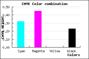 #856CC4 color CMYK mixer