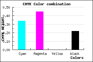 #856EC8 color CMYK mixer