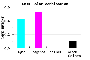 #856EE6 color CMYK mixer