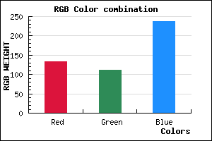 rgb background color #8570ED mixer