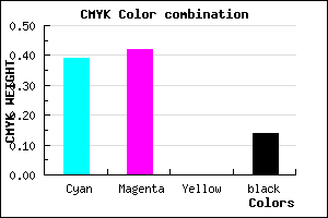 #857EDB color CMYK mixer