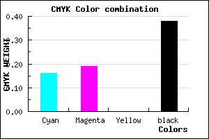 #85809E color CMYK mixer