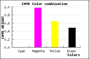 #850230 color CMYK mixer