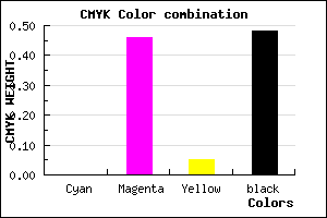 #85487E color CMYK mixer