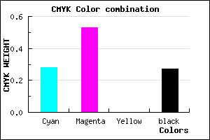 #8558BA color CMYK mixer