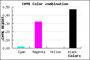 #855C88 color CMYK mixer