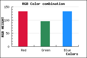 rgb background color #855F84 mixer