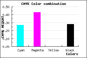 #8668B8 color CMYK mixer