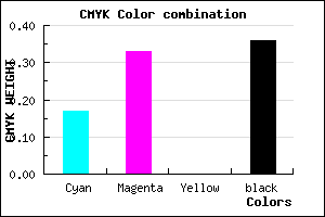 #866CA2 color CMYK mixer