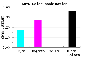 #8676A2 color CMYK mixer