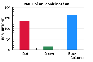 rgb background color #860EA4 mixer