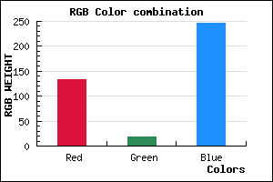 rgb background color #8612F6 mixer