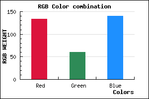 rgb background color #863C8C mixer