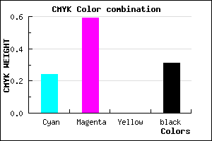 #8649B1 color CMYK mixer