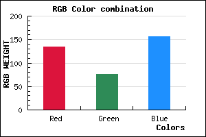 rgb background color #864C9C mixer