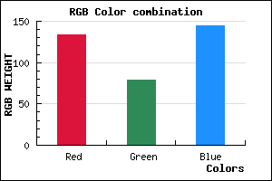 rgb background color #864F91 mixer