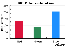 rgb background color #8654CC mixer