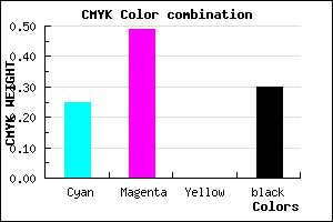 #865BB3 color CMYK mixer