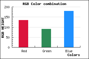 rgb background color #865BB3 mixer
