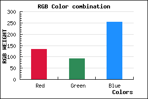 rgb background color #865BFD mixer