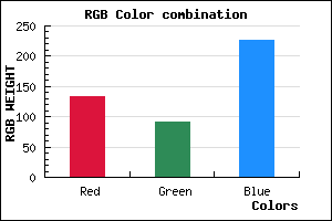 rgb background color #865CE2 mixer