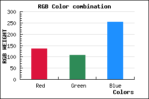 rgb background color #876BFF mixer
