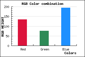 rgb background color #874CC2 mixer