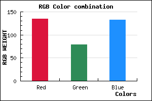 rgb background color #874F84 mixer