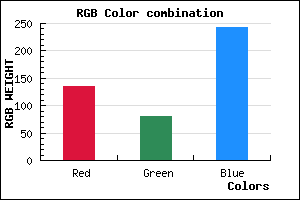 rgb background color #8751F3 mixer