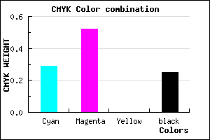 #875BBF color CMYK mixer