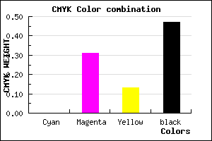 #875D75 color CMYK mixer