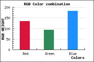 rgb background color #875EB6 mixer