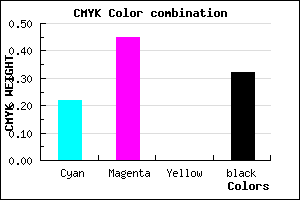 #8760AE color CMYK mixer