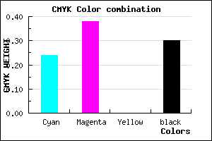 #886EB2 color CMYK mixer