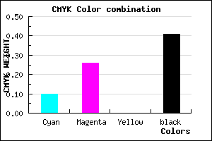 #886F97 color CMYK mixer