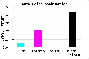 #88718F color CMYK mixer