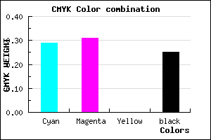 #8883BF color CMYK mixer