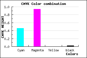 #8810FA color CMYK mixer