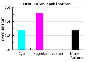 #885ABA color CMYK mixer