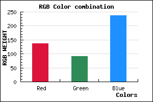 rgb background color #885CEE mixer