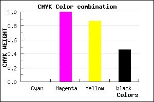 #890012 color CMYK mixer