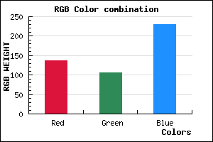 rgb background color #896AE6 mixer