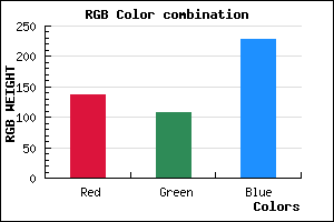 rgb background color #896BE5 mixer