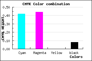 #8983EB color CMYK mixer