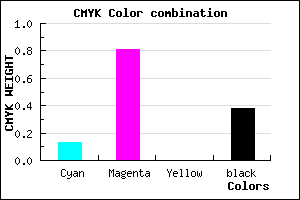 #891E9D color CMYK mixer